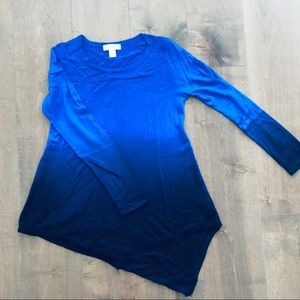 Ombré maternity long-sleeve - S